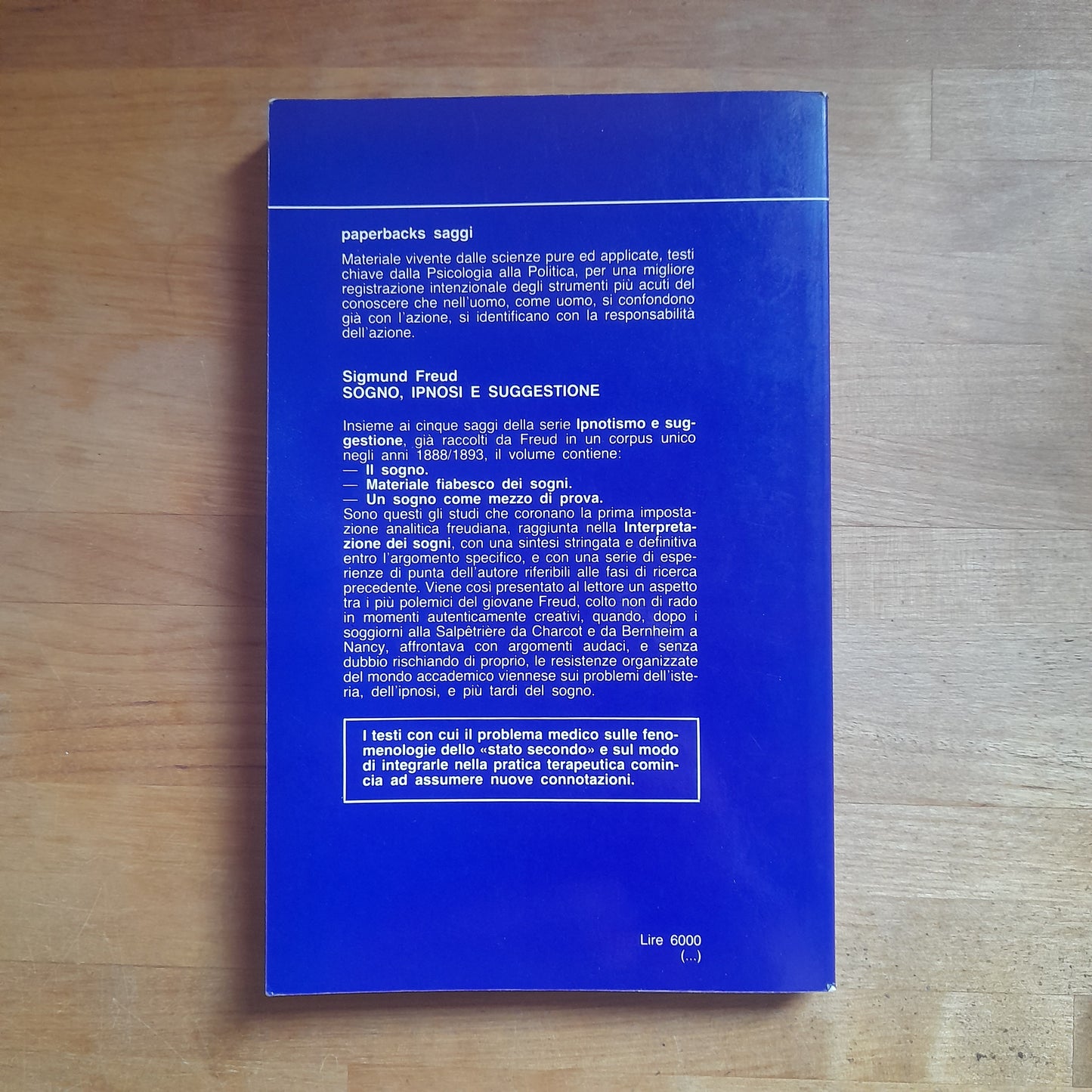 SOGNO, IPNOSI E SUGGESTIONE. SIGMUND FREUD. NEWTON COMPTON EDITORI. COLLANA: PAPERBACKS SAGGI 167. 6° EDIZIONE 1985.
