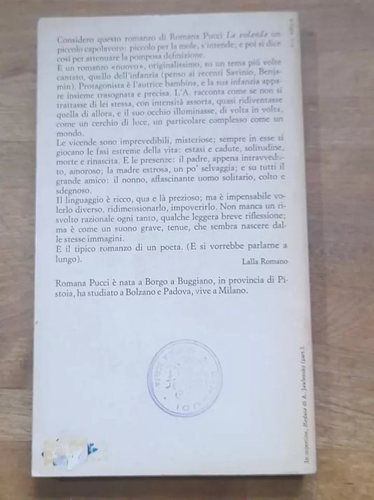 LA VOLANDA. ROMANA PUCCI. EINAUDI EDITORE. 1° EDIZIONE 1979. COLLANA: NUOVI CORALLI 244.