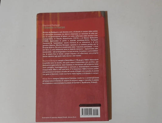 IL DIAVOLO IN CORPO. RAYMOND RADIGUET. EDIZIONE SPECIALE PER IL GIORNALE 1993. EDIZIONE INTEGRALE. NEWTON COMPTON EDITORI. COLLANA: ROMANZI 5.