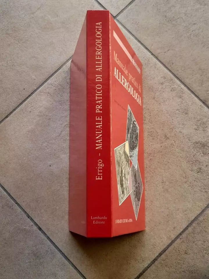 MANUALE PRATICO DI ALLERGOLOGIA. EMANUELE ERRIGO. LOMBARDO EDITORE. 1° EDIZIONE 1990. CON 70 FIGURE, DI CUI 65 A COLORI.