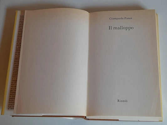 IL MALLOPPO. FINANZIERI, TANGENTISTI, ONESTUOMINI, FURBONI E ALTRE STORIE DI UN'ITALIA OSSESSIONATA DAL DENARO. GIAMPAOLO PANSA. RIZZOLI EDITORE. 2° EDIZIONE 1989.