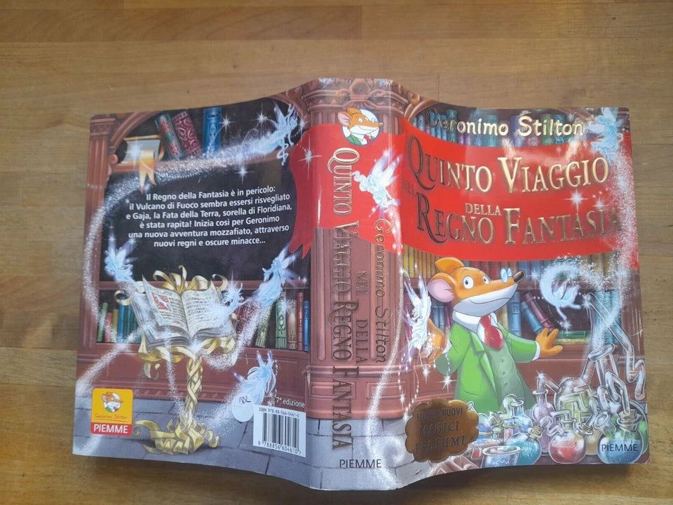 QUINTO VIAGGIO NEL REGNO DELLA FANTASIA. GERONIMO STILTON. PIEMME EDIZIONI 2009.