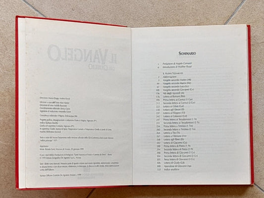IL VANGELO DEL GIUBILEO. DeAGOSTINI EDITORE. AA.VV. PREFAZIONE ANGELO COMASTRI - INTRODUZIONE WALTHER RUSPI. RISTAMPA 1999.