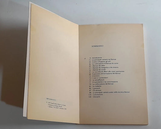 L'ARTE DEL BONSAI. STORIA E TECNICHE DELLA MILLENARIA ARTE CINO - GIAPPONESE. MELITA EDITORI. PETER ADAMS. COLLANA: GLI ZAFFIRI. 1° EDIZIONE "GLI ZAFFIRI" SETTEMBRE 1989.