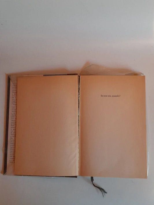 SE NON ORA, QUANDO? PRIMO LEVI. NARRATIVA CLUB SU LICENZA EINAUDI. 2° EDIZIONE 1983.