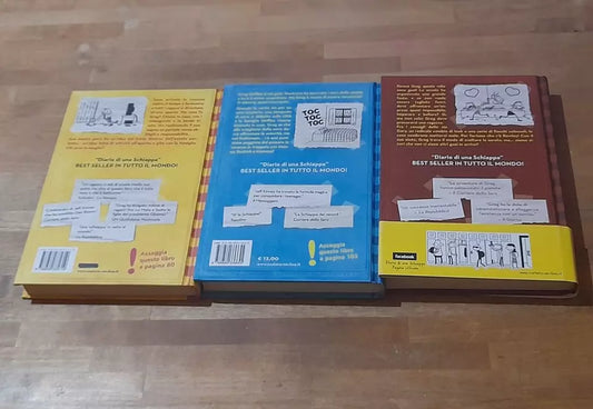 DIARIO DI UNA SCHIAPPA. LOTTO DI 4 VOLUMI. JEFF KINNEY. IL CASTORO EDITRICE 2013.