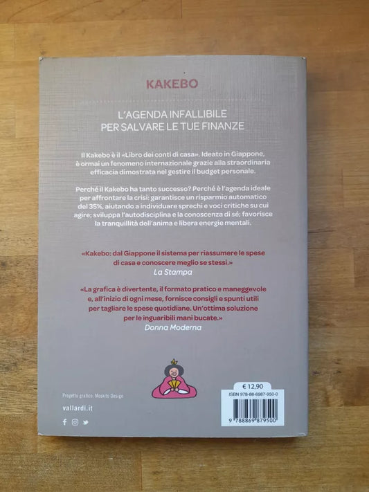 KAKEBO. IL LIBRO DEI CONTI DI CASA. L'ORIGINALE. VALLARDI EDITORE. RAÚL SÁNCHEZ-SERRANO. RISTAMPA 2019.