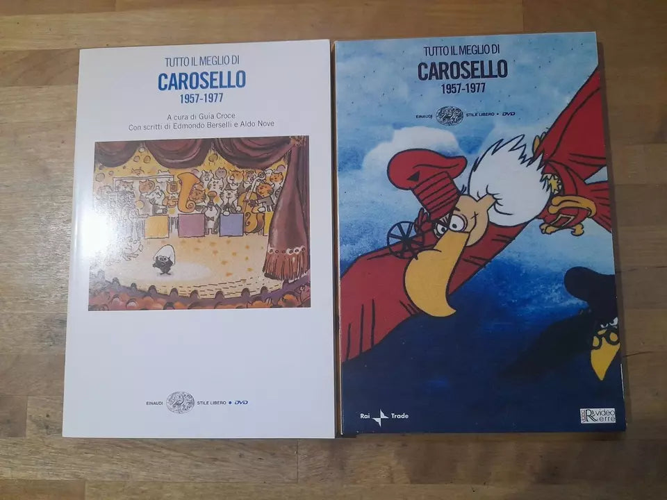 TUTTO IL MEGLIO DI CAROSELLO 1957-1977. DVD+LIBRO A CURA DI GIULIA CROCE. EINAUDI STILE LIBERO DVD. EDIZIONE 2008.