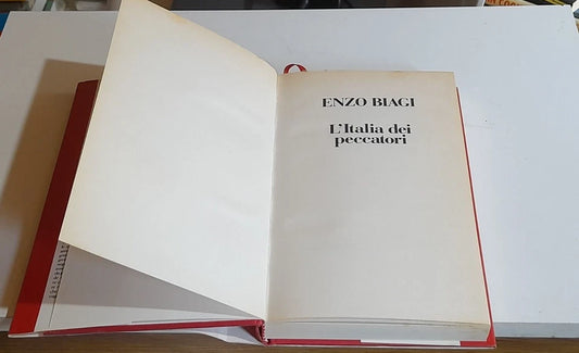 L'ITALIA DEI PECCATORI. ENZO BIAGI. 1° EDIZIONE CLUB SU LICENZA RIZZOLI, 1992.