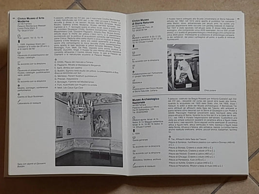 GUIDA AI MUSEI DELL'EMILIA ROMAGNA. A CURA DI RANIERI VARESE. ELECTA EDITORIALE. 1° EDIZONE 1984.