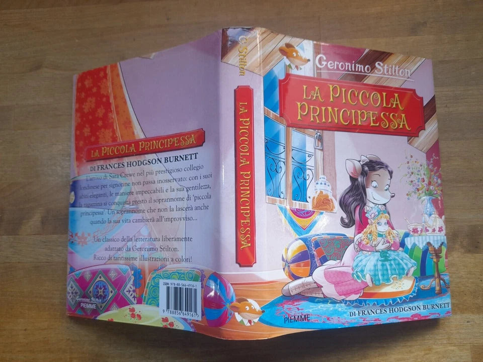 LA PICCOLA PRINCIPESSA. GERONIMO STILTON. DI FRANCES HODGSON BURNETT. PIEMME EDIZIONI. RISTAMPA 2017.