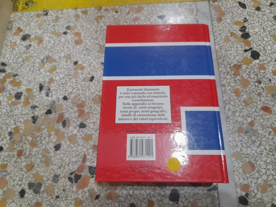 DIZIONARIO. ITALIANO INGLESE - INGLESE ITALIANO. GEOFFREY HUTCHINGS. LIBRITALIA 2000. RISTAMPA.
