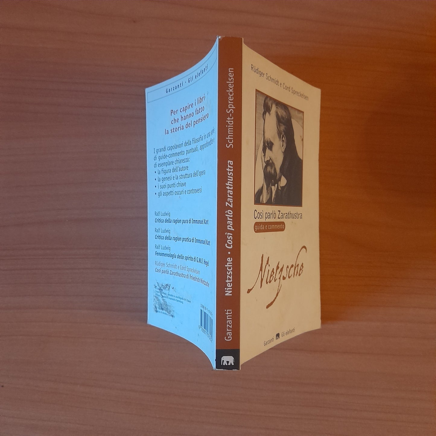 COSI' PARLO' ZARATHUSTRA. GUIDA E COMMENTO. NIETZSCHE. RÜDIGER SCHMIDT E CORD SPRECKELSEN. GARZANTI EDITORE. COLLANA: GLI ELEFANTI SDS. 1° EDIZIONE 1998.