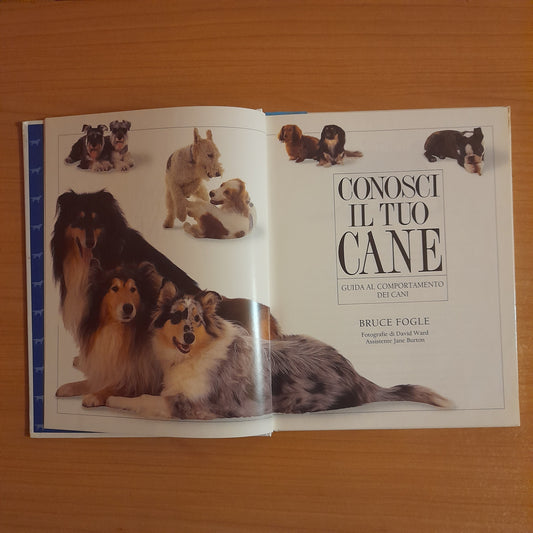CONOSCI IL TUO CANE. GUIDA AL COMPORTAMENTO DEI CANI. BRUCE FOGLE. GRUPPO EDITORIALE FABBRI, BOMPIANI, SONZOGNO, ETAS. EDIZIONE CLUB SU LICENZA DI DORLING KINDERSLEY. 1° EDIZIONE 1993.