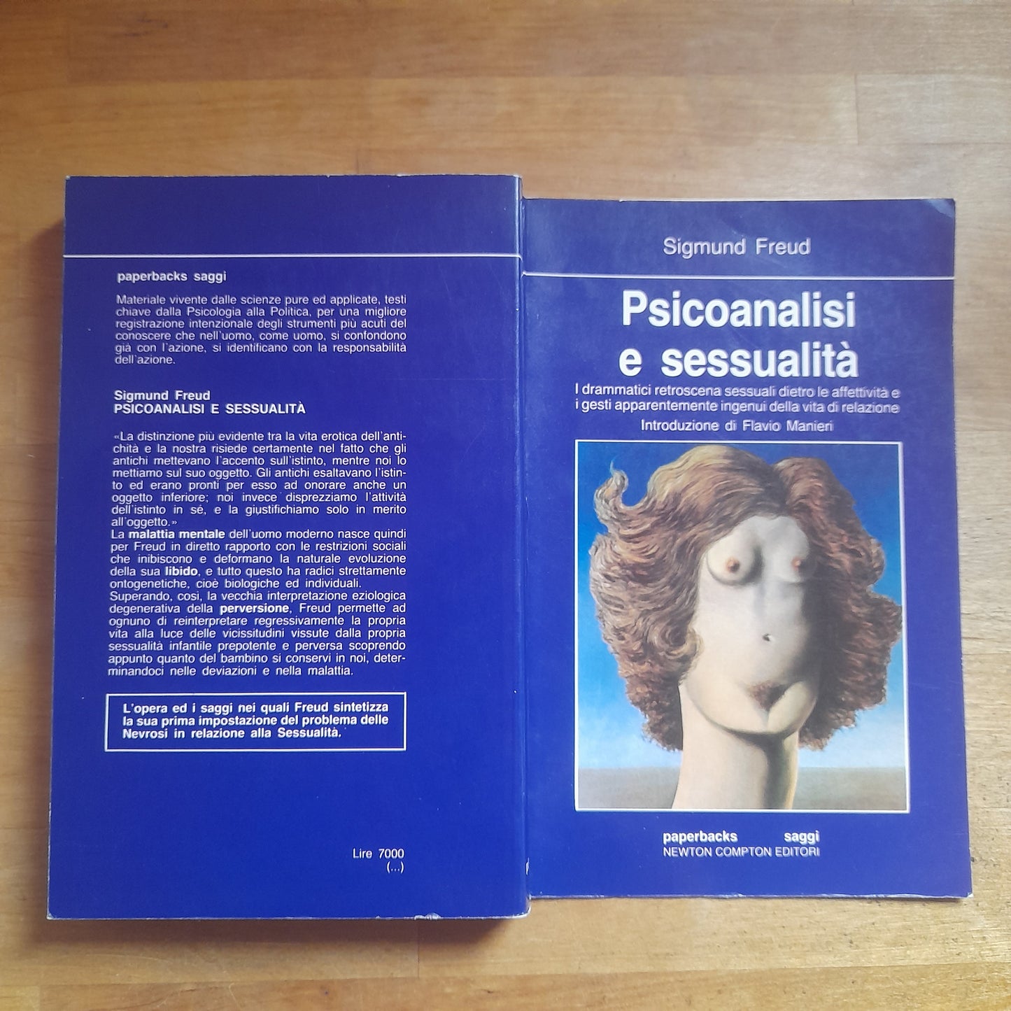 PSICOANALISI E SESSUALITA'. SIGMUND FREUD. NEWTON COMPTON EDITORI. COLLANA: PAPERBACKS SAGGI 166.  9° EDIZIONE 1985.