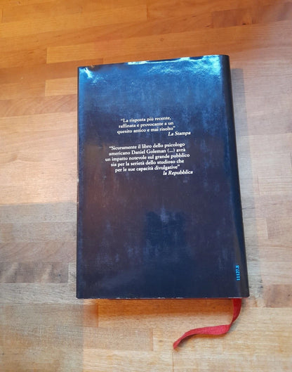INTELLIGENZA EMOTIVA. CHE COS'E' PERCHE' PUO' RENDERCI FELICI. DANIEL GOLEMAN. EDIZIONE EUROCLUB. COLLANA: LIBRI & GRANDI OPERE. 1° EDIZIONE 1997. 2° RISTAMPA FEBBRAIO 1997.