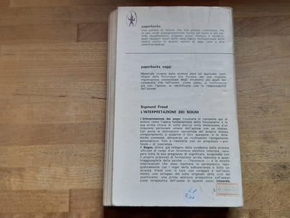 L'INTERPRETAZIONE DEI SOGNI. SIGMUND FREUD. NEWTON COMPTON EDITORI. 9° EDIZIONE 1976. COLLANA: PAPERBACKS SAGGI/ 14.