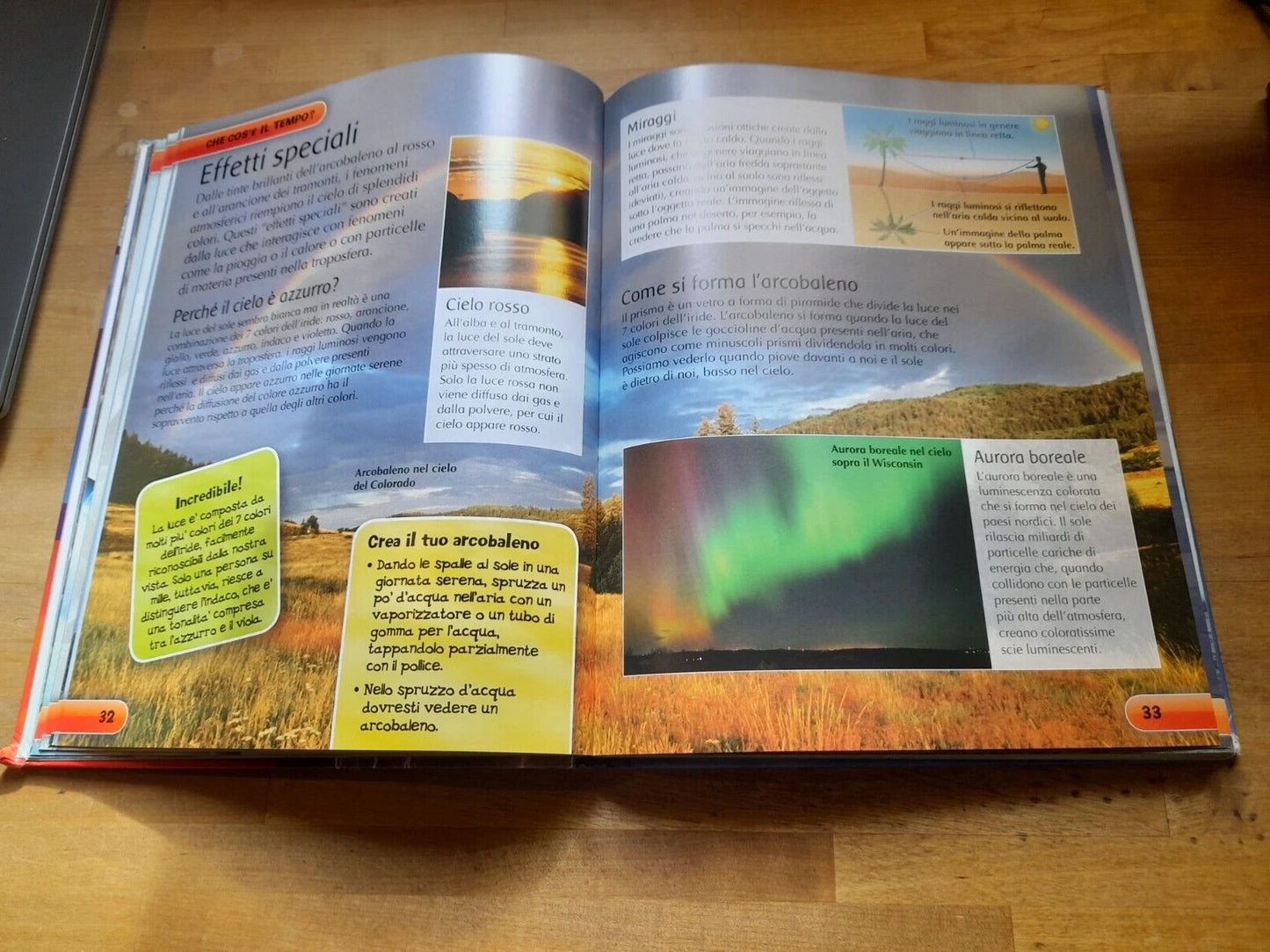 SCOPRI IL TEMPO LA FORZA DELLA NATURA. TUONI, FULMINI, TSUNAMI E ALTRO ANCORA. GRIBAUDO - PERRAGON BOOKS LTD PER L'EDIZIONE ITALIANA 2008.LOUISE SPILSBURY.