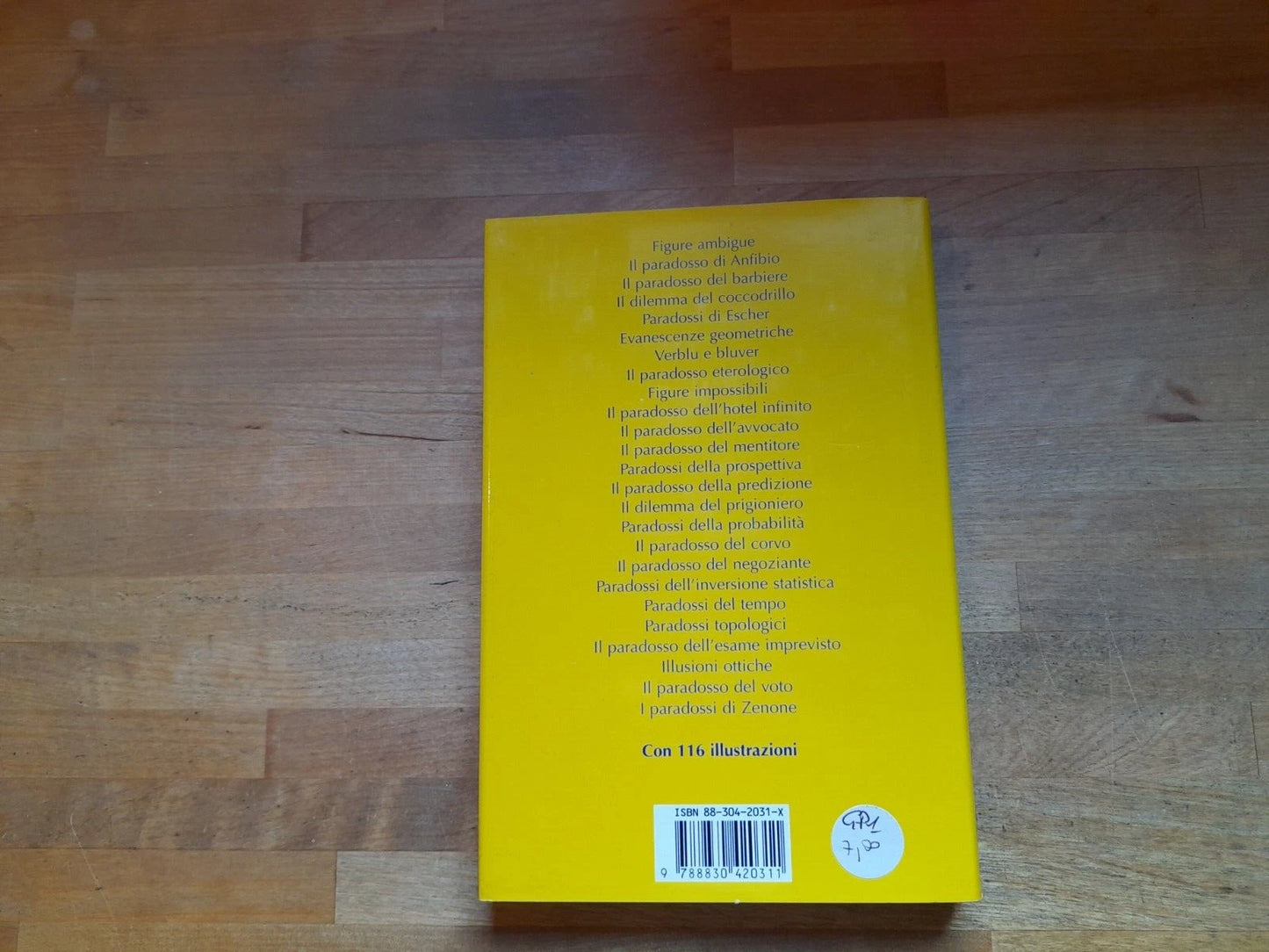 IL LIBRO DEI PARADOSSI. NICHOLAS FALLETTA. LONGANESI & C. EDITORI. COLLANA: "IL CAMMEO" VOLUME 394. 2° EDIZIONE 2003.