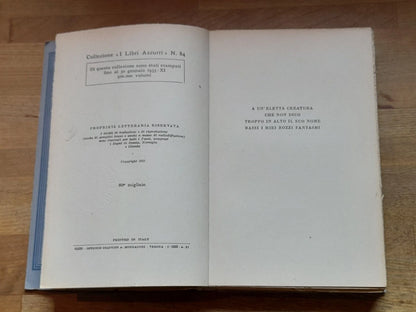 TUTTA FRUSAGLIA. FABIO TOMBARI. ARNOLDO MONDADORI EDITORE. IV° EDIZIONE, 1933. 80° MIGLIAIO. COLLEZIONE: "I LIBRI AZZURRI" N.84.