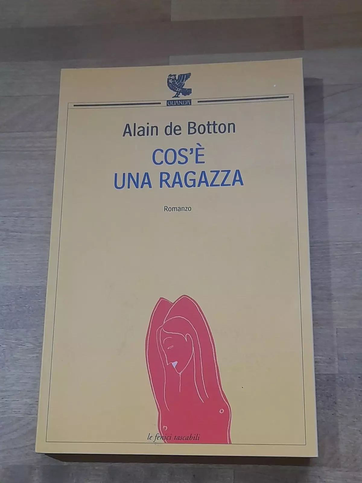 COS'E' UNA RAGAZZA. ALAIN DE BOTTON. GUANDA EDITORE. 1° EDIZIONE 2003. COLLANA: LE FENICI TASCABILI 94 I NARRATORI.