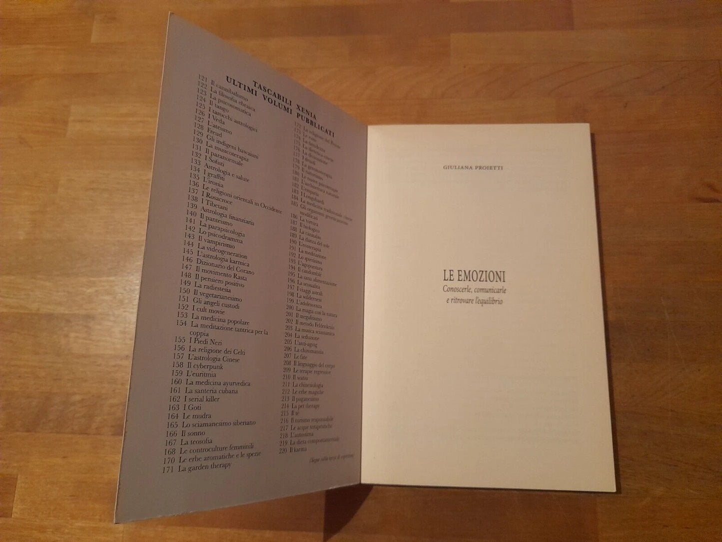LE EMOZIONI. CONOSCERLE, COMUNICARLE E RITROVARE L'EQUILIBRIO. GIULIANA PROIETTI. XENIA EDITRICE. RISTAMPA 1999. COLLANA: TASCABILI XENIA.