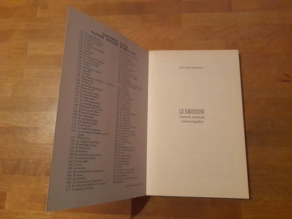 LE EMOZIONI. CONOSCERLE, COMUNICARLE E RITROVARE L'EQUILIBRIO. GIULIANA PROIETTI. XENIA EDITRICE. RISTAMPA 1999. COLLANA: TASCABILI XENIA.