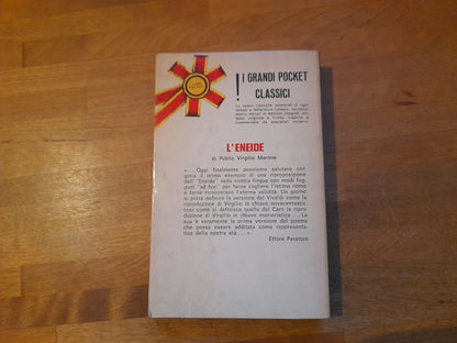 L'ENEIDE. VOLUME SECONDO. PUBLIO VIRGILIO MARONE. LONGANESI & C. EDITORI. COLLANA: I LIBRI POCKET 271. RISTAMPA 1970.