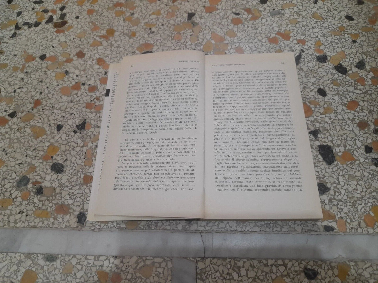 L'ANTISEMITISMO MODERNO. ROBERTO PIPERNO. CAPPELLI EDITTRICE. RISTAMPA 1964. COLLANA: UNIVERSALE CAPPELLI 93.