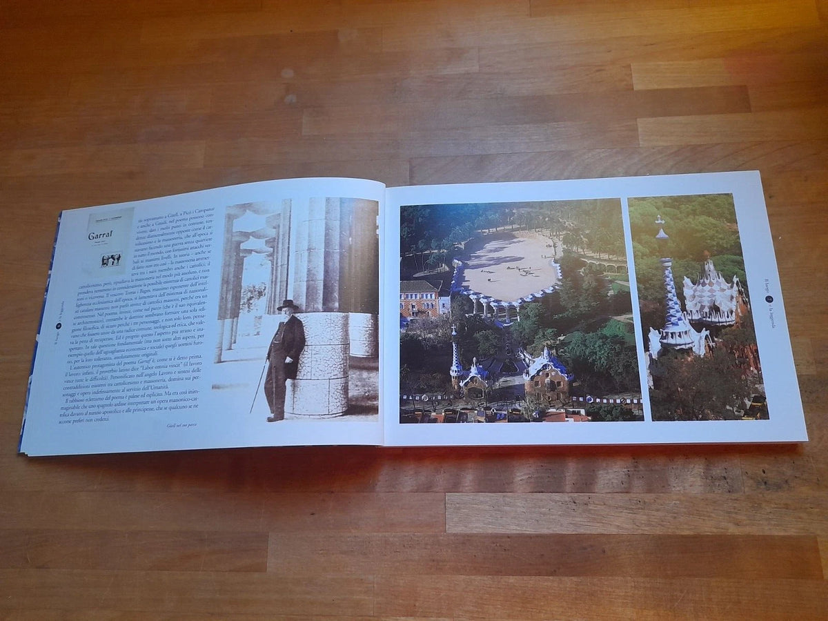 PARK GUELL L'UTOPIA DE GAUDI. J.M. CARANDELL. TRIANGLE POSTALS EDITORE, 1999. TESTO IN ITALIANO