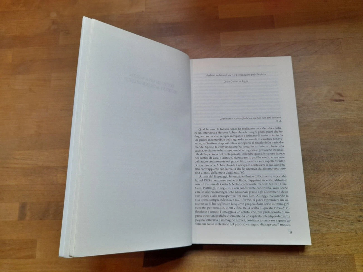 TUTTO IN UNA VOLTA. HERBERT ARCHTERNBUSCH. AA.VV. LINDAU EDITORE. COLLANA: UNIVERSALE CINEMA 23. 1° EDIZIONE 1996