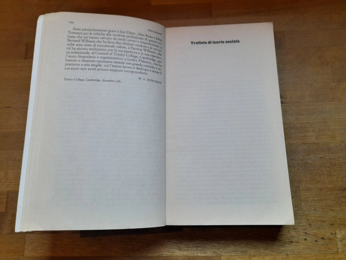 TRATTATO DI TEORIA SOCIALE. METODOLOGIA. WALTER G. RUCIMAN. EINAUDI EDITORE, 1989. COLLANA: PAPERBACKS 201.