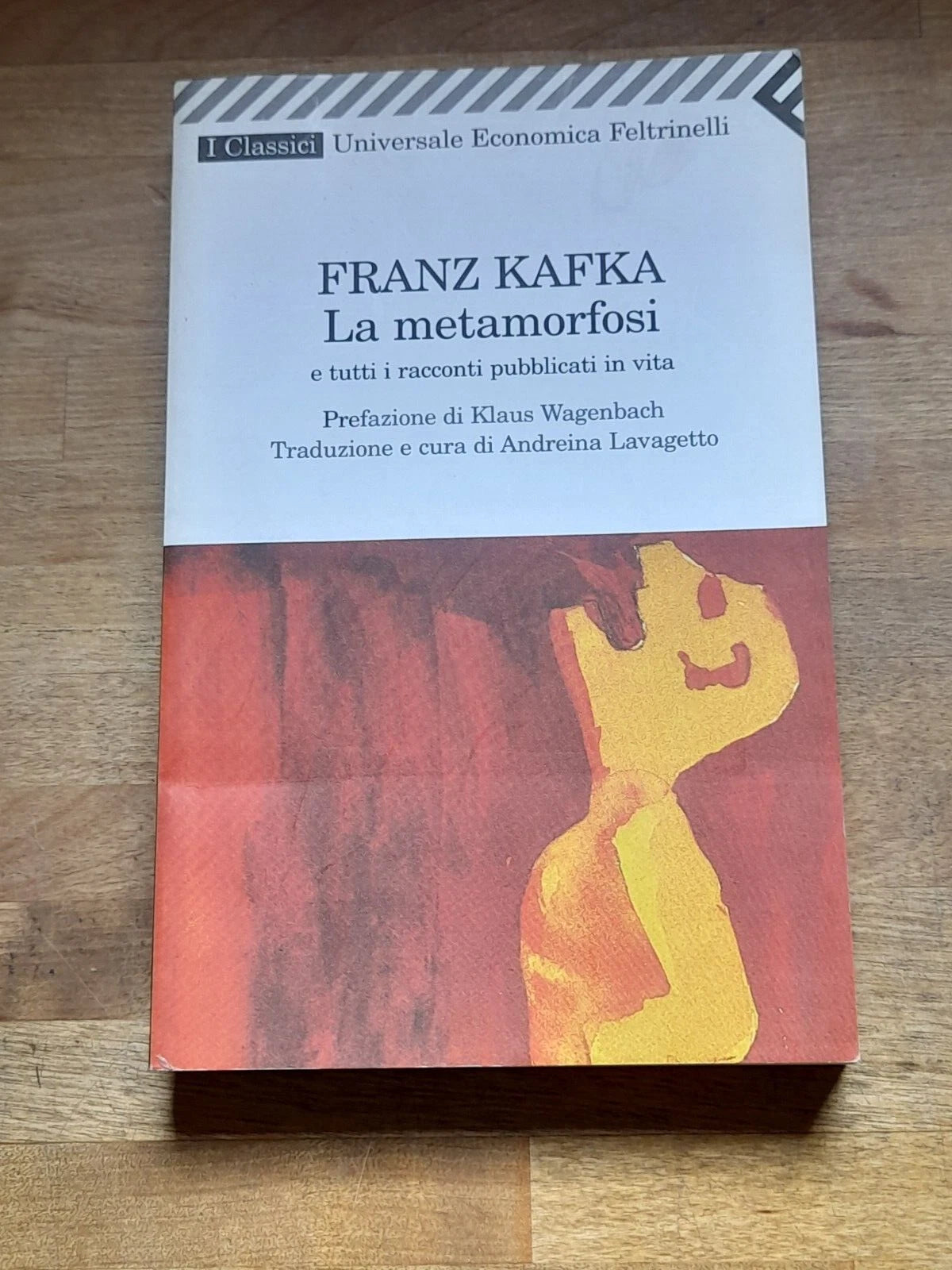 LA METAMORFOSI E TUTTI I RACCONTI PUBBLICATI IN VITA. FRANK KAFKA. COLLANA: I CLASSICI UNIVERSALE ECONOMICA FELTRINELLI 2022. FELTRINELLI EDITORE. 19° EDIZIONE 2010.