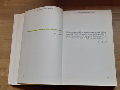 UN PENSIERO POSITIVO AL GIORNO. ROLANDO BALLERINI. LIBERAMENTE EDITORE. 1° EDIZIONE 2009.