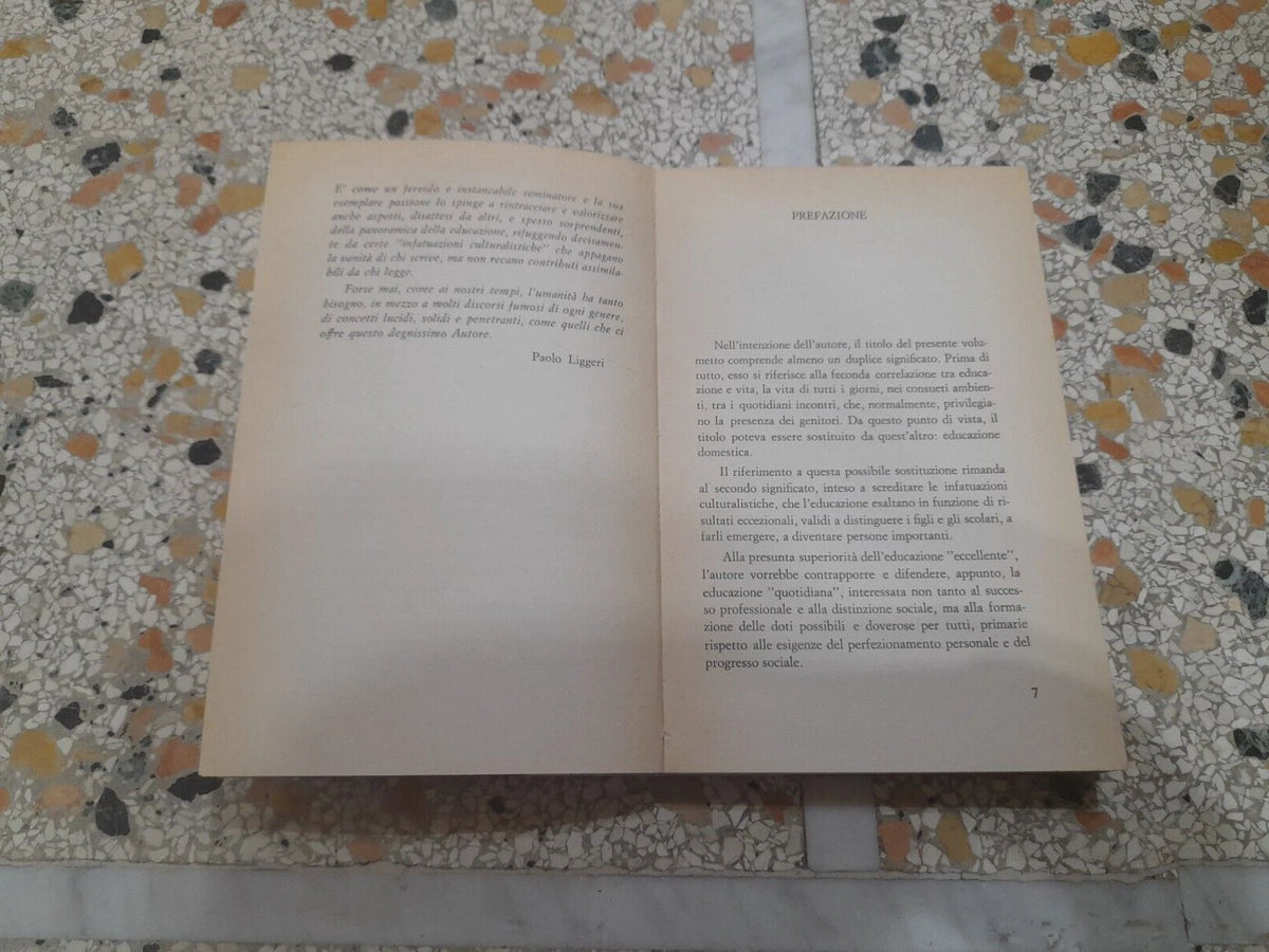L' EDUCAZIONE QUOTIDIANA. MARCELLO PERETTI. ISTITUTO "LA CASA" EDITORE 1981.