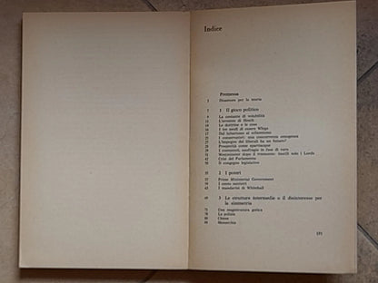 IL MODELLO BRITANNICO. L'ARTE DEL MENO PEGGIO.  ANTONIO MASSIMO CALDERAZZI. DEDALO LIBRI. 1° EDIZIONE 1973. COLLANA: PROBLEMI DEL GIORNO /1.