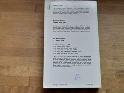 CASI CLINICI 1905/1918. SIGMUND FREUD. NEWTON COMPTON EDITORI. COLLANA: NEWTON TESTI / 22. 2° EDIZIONE 1988.