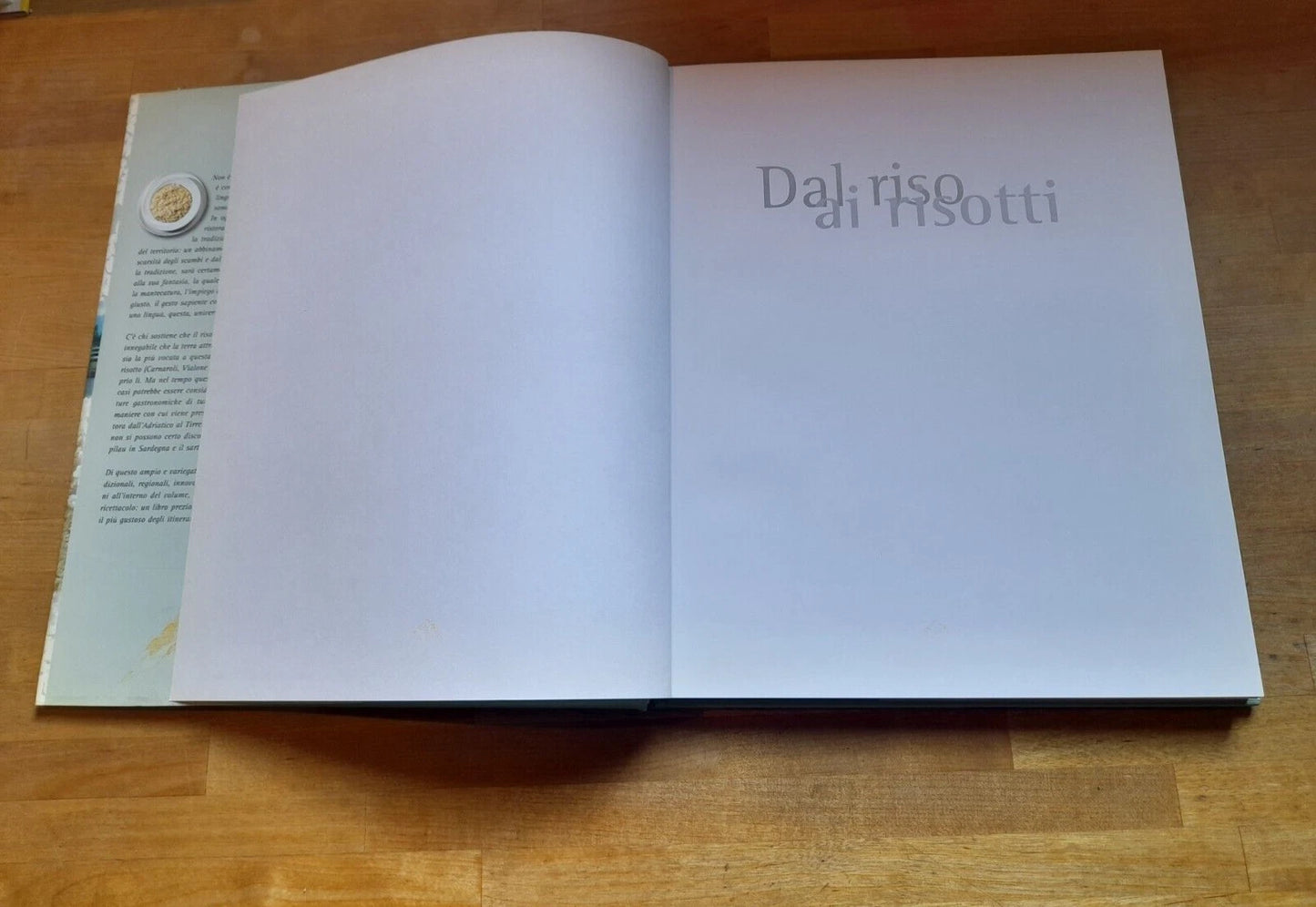 DAL RISO AI RISOTTI. CULTURA E CREATIVITA' DEL MADE IN ITALY. DAVIDE PAOLINI - MICHELA VUGA. RISTAMPA 2000. MONDADORI EDITORE.