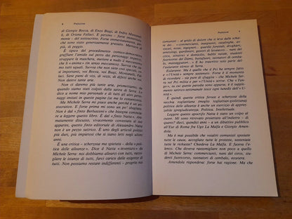VISTI DA LONTANO. MICHELE SERRA. COLLANA: BUM MONDADORI. 1° EDIZIONE 1987. PREFAZIONE DI BENIAMINO PLACIDO.
