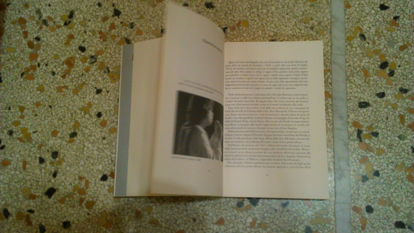 JIM MORRISON. UNA CONVERSAZIONE TRA  AMICI. FRANK LISCIANDRO. GIULIO PERRONE EDITORE. COLLANA: BIOTON. 1° EDIZIONE 2018.