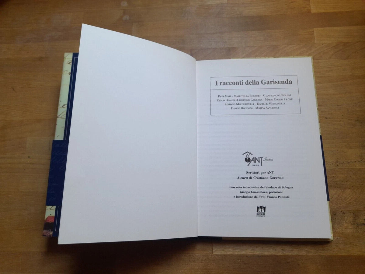 I RACCONTI DELLA GARISENDA. A CURA DI CRISTIANO GOVERNA. RE ENZO EDITRICE, 2002.