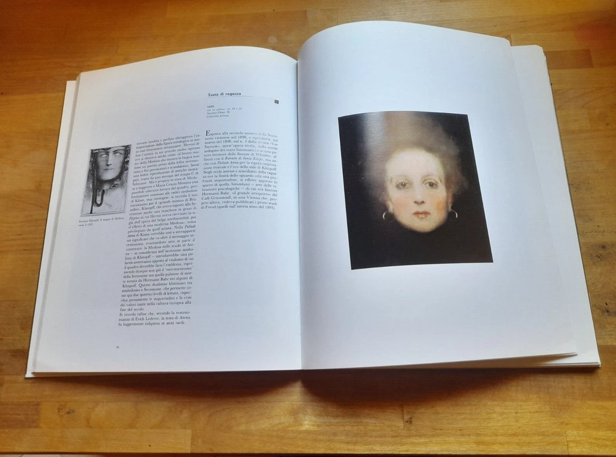 GUSTAV KLIMT. MOSTRA A CURA DI SERGE SABARSKY. FIRENZE PALAZZO STROZZI 30 NOVEMBRE 1991 - 8 MARZO 1992. AA.VV.  ARTIFICIO EDITORE. RISTAMPA 1991.