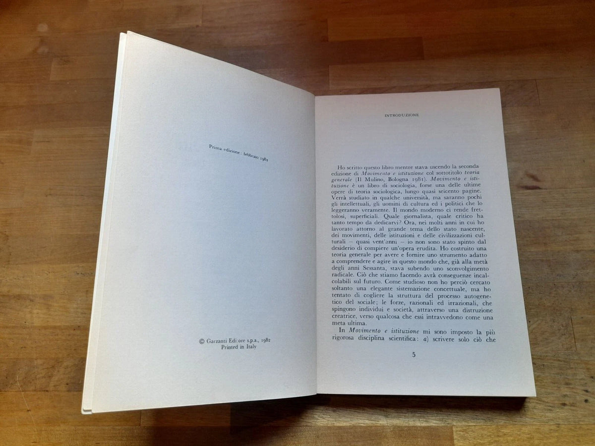 L' ALBERO DELLA VITA. FRANCESCO ALBERONI. GARZANTI EDITORE. COLLANA: GARZANTI SAGGI BLU. 1° EDIZIONE FEBBRAIO 1982.