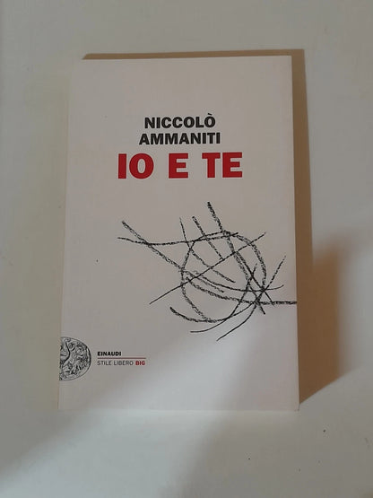 IO E TE. NICCOLO' AMMANITI. EINAUDI EDITORE. COLLANA: EINAUDI STILE LIBERO BIG. 10° EDIZIONE 2010.