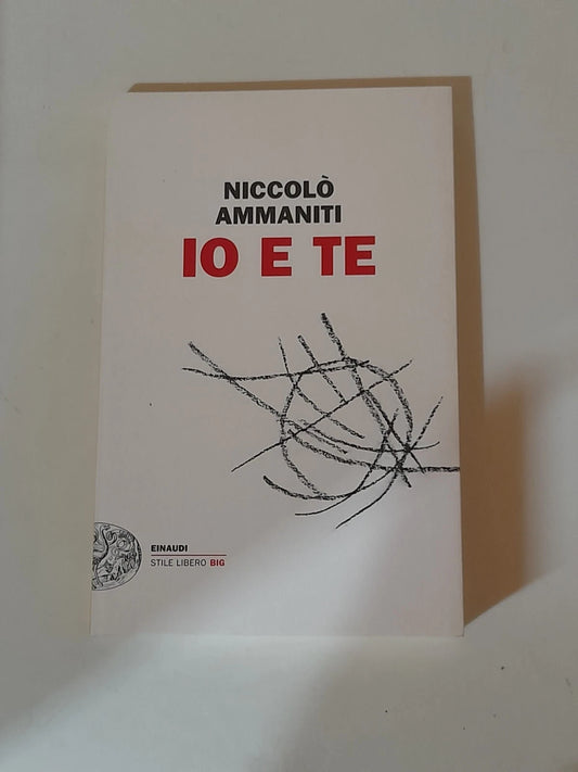IO E TE. NICCOLO' AMMANITI. EINAUDI EDITORE. COLLANA: EINAUDI STILE LIBERO BIG. 10° EDIZIONE 2010.