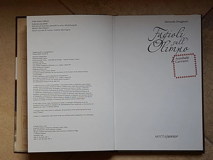 FAGIOLI SULL'OLIMPO. ANNIBALE CARRACCI. MANUELA DRAGHETTI. MOTTA JUNIOR. 1° EDIZIONE ITALIANA 2006. COLLANA: L'OCCHIOTATTILE.