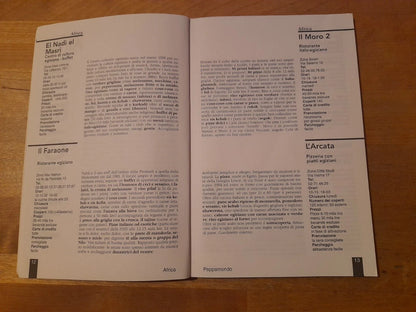 PAPPAMONDO. GUIDA AI RISTORANTI STRANIERI DI MILANO. COLLANA: I LIBRI DI TERRE DI MEZZO. AA.VV. EDITRICE BERTI, 1° EDIZIONE 1997.