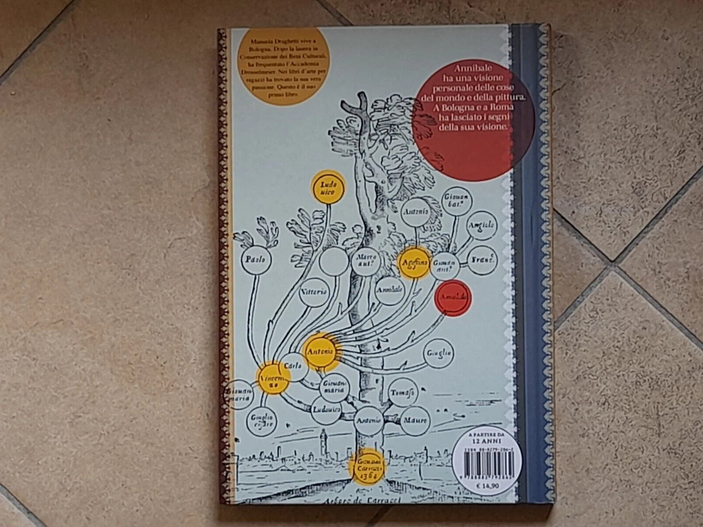 FAGIOLI SULL'OLIMPO. ANNIBALE CARRACCI. MANUELA DRAGHETTI. MOTTA JUNIOR. 1° EDIZIONE ITALIANA 2006. COLLANA: L'OCCHIOTATTILE.