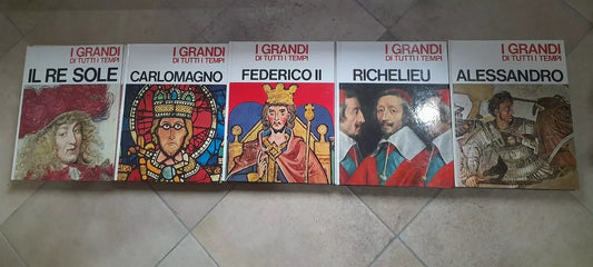 I GRANDI DI TUTTI I TEMPI. 19 VOLUMI. AA.VV. PERIODICI MONDADORI. ANNI '60. RISTAMPE.