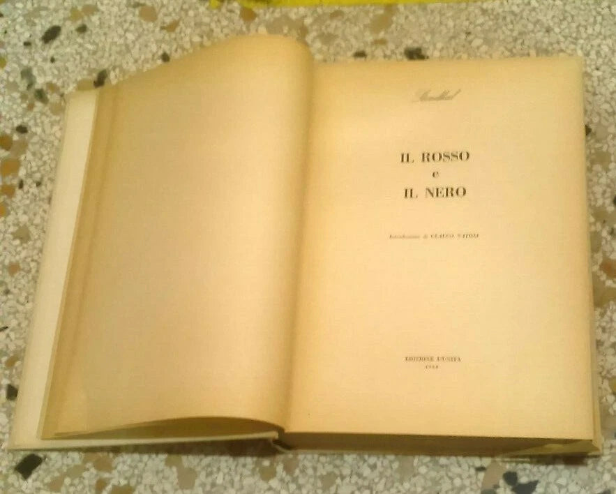 IL ROSSO E IL NERO. STENDHAL. ILLUSTRAZIONI DI PIERO GUCCIONE. EDIZIONE L'UNITA'. RISTAMPA 1963.